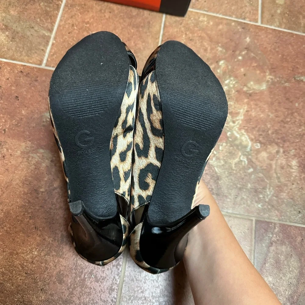 G By Guess Cadly Leopard Heels - Picture 5 of 6
